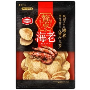 Kameda, Ebi Sembei, Premium Ver, Rich Shrimp Taste Rice Cracker, 55g, Japan - Picture 1 of 1