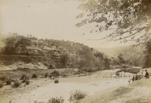 Algerien Sidi Medjahed Schlucht von Tafna altes Foto 1900 - Bild 1 von 3