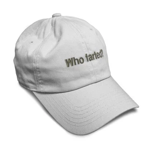 Soft Women Baseball Cap Who Farted Embroidery Dad Hats for Men Buckle Closure - Picture 1 of 55