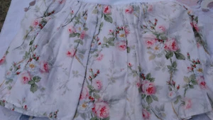 Ralph Lauren-Meadow Way-Falda Cama Doble-Algodón-Rosas Rosas-3 Disponibles-años 90 - Imagen 1 de 4