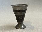 Vintage T.B Pewter Pein Zinn German Cup Goblet, 3" Tall, 2" Diameter