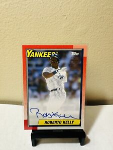 Roberto Kelly 2020 Topps Archives Fan Favorites Autograph Card Auto Yankees