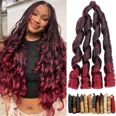 S-NOILITE DE FRENCH CURLS Flechten Braids Extensions Lockig Haarverlängerung Pferdeschwanz