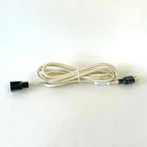 10' 14 Gauge Off-White Rubber SJOOW Extension Cord - Surplus Special - USA MADE - Picture 1 of 2