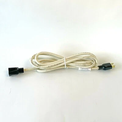 10' 14 Gauge Off-White Rubber SJOOW Extension Cord - Surplus Special - USA MADE - Image 1 of 2