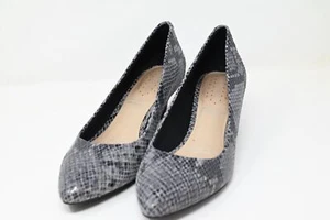 Rockport Lilah Pump Marble Python Women’s Snake Skin Heel 38/7.5 K58826 - Picture 1 of 9
