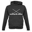 Weapon Of Choice Ice Hockey - Kids Hoodie Ice Skating Skater Sport Gift
