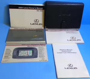 03 2003 Lexus ES 300/ES300 owners manual with Navigation - Picture 1 of 1