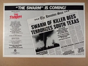 1977 The Swarm vintage movie industry trade print Ad - Picture 1 of 1