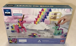 PLUS-PLUS Learn to Build Unicorns 3D Puzzle-like Piece Building Set 275 Pieces - Picture 1 of 5