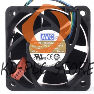 2pcs AVC DS06025B12U P011 60mm 6cm DC 12V 0.70A Pwm server inverter cooling fan - Picture 1 of 3
