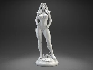 Rote Sonja unbemalte unmontierte Resin 3D gedruckte Modellfigur NSFW KIT - Bild 1 von 18