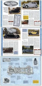 Rolls Royce Phantom III - 1930-1940 - A Century Of Cars - Hachette 2 Pages - Picture 1 of 1