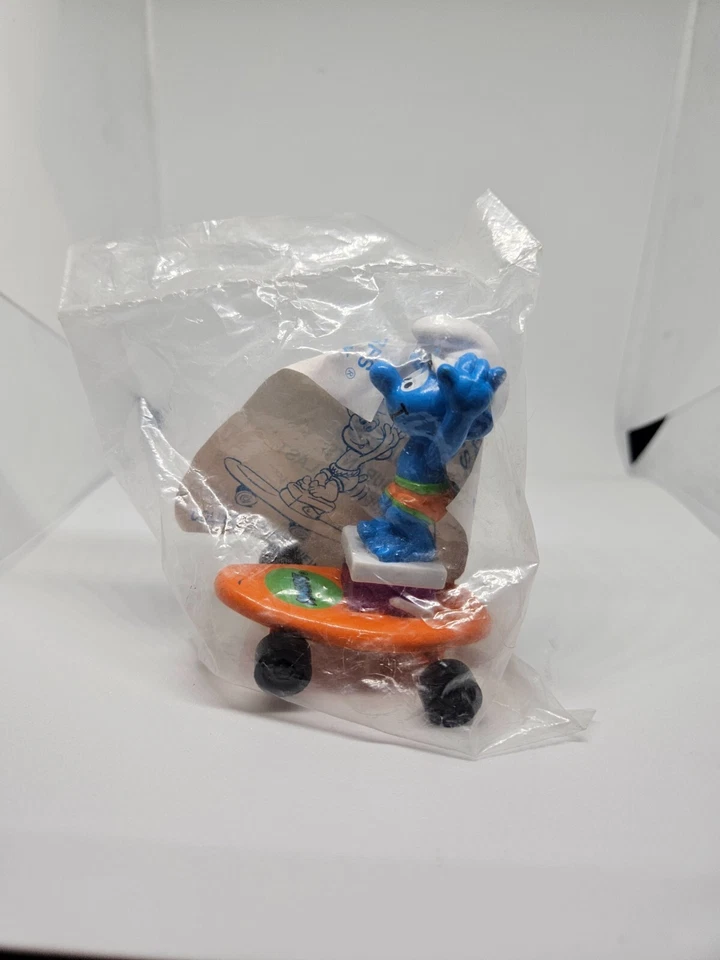 Juguete de comida para niños SMURFS HARDEE'S 1996 - MONOPATÍN CON PITUFO DE BUCEO Foto 1 de 1