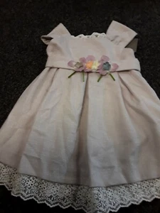 SALE NEW MAYORAL BEIGE LINED DRESS STYLE 3926 SIZES   2  5  6   7   9   YEARS - Picture 1 of 1