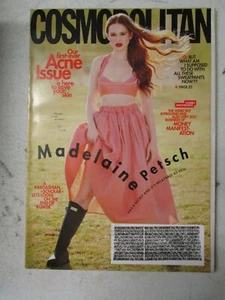 COSMOPOLITAN MAGAZINE MARCH 2021 MADELAINE PETSCH ACNE ISSUE WOMENS FASHION - Picture 1 of 2