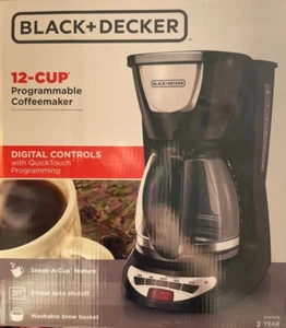 Black & Decker - DCM100B - 12-Cup Programmable Coffeemaker - Black - Picture 1 of 4
