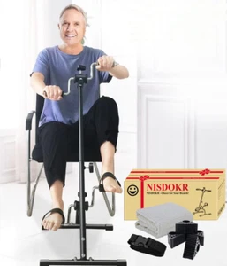 Pedal Exerciser Bike Hand Arm Leg and Knee Peddler Adjustable Fitness Equipment - Picture 1 of 7