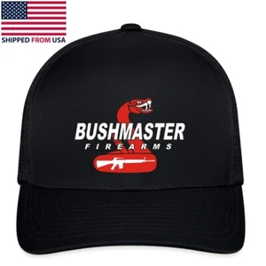 Gorra de béisbol Bushmaster Firearms negra talla ajustable S/M L/XL - Imagen 1 de 6