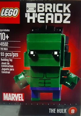 LEGO Brick Headz 41592 Marvel Brick Headz The Hulk Foto 1 de 2