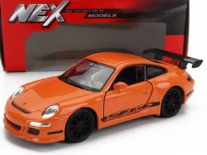 PORSCHE 911 (997) GT3 RS - orange / black - WELLY ca. 10-11 cm - Picture 1 of 6