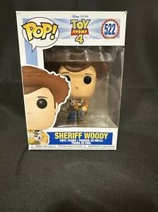 Funko Pop! Disney: Toy Story 4 - Sheriff Woody, Vinyl Figur #522 #37383 NEU - Bild 1 von 5
