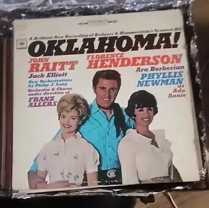 Enregistrement bande originale Oklahoma 1962 Lp Broadway Play - Photo 1/3