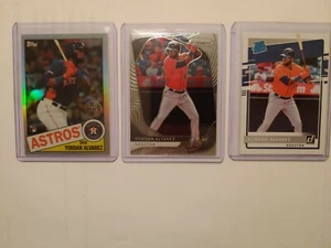 2020 Panini Prizm - YORDAN ALVAREZ - Houston Astros - Silver Base RC Card #181 - Bild 1 von 6