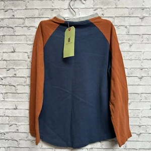 Class Club Rust Navy Boys 4/5 Color Block Shirt Long Sleeve NEW NWT - Picture 1 of 6