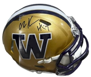OLIN KRUETZ signed (WASHINGTON HUSKIES mini football helmet BECKETT BAS BP59097 - Picture 1 of 2