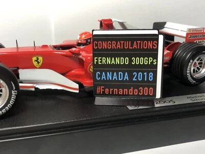 Pitboard 1:18 (Pizarra F1) / Fernando Alonso (McLaren) 2018 (300 GP Canada) - Immagine 1 di 2