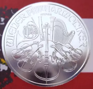 2023 Austria FILARMONICA moneta BU .999 argento fine - Foto 1 di 4