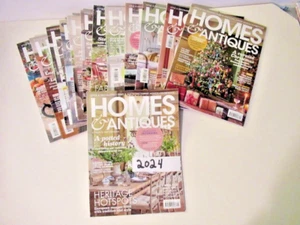 LOT/13 Home & Antiques Magazine-Antiques & Decorating~Jan -Dec 2024 & 1 special - Picture 1 of 4