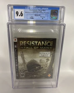 Resistance: Fall of Man (Sony PlayStation 3, 2006) PS3 CGC 9.6A+ PRECINTADO - Imagen 1 de 2