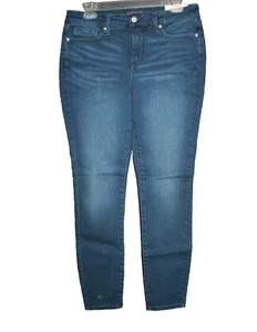NYDJ Jeans Womens Size 6 Dark Blue Ami Skinny Stretch Denim Lift Tuck 30x28 NEW - Picture 1 of 2