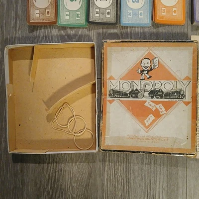 Vintage Monopoly Board Game 1930's John Waddington England - Image 1 of 4