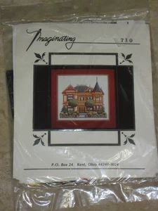 NEW Imaginating Counted Cross Stitch Kit #710 Gingerbread Mansion Vintage ++ - Picture 1 of 1