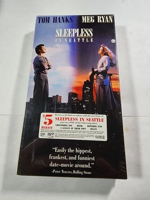 Sleepless in Seattle VHS 1993 Tom Hanks **Factory sealed** ** V1 - Image 1 of 2