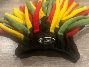 Mental Headgear Snowboard Ski Dread Rasta Fleece Hat Y2K Adult One Size - Picture 1 of 5