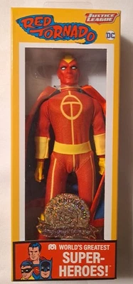 MEGO RED TORNADO 50th Anniversary 8" Action Figure Sealed Box Retired DC Comics - Image 1 of 3