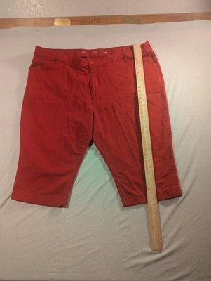 St. Johns Bay Women's 26W Red Capri Trousers - Image 1 of 4