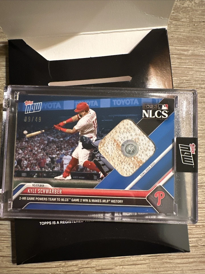 Kyle Schwarber #1012C Game-Used Base Relic 09/49 - Image 1 of 1