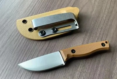 Full Tang Tactical Knife G10 Handle Kydex Sheath Horizontal Carry 5.8" Overall  - Image 1 of 4