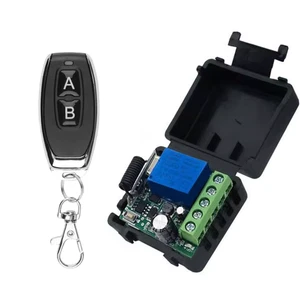 12V 433MHZ Funk Fernbedienung Garagentor Schalter Empfänger mit 1 Handsender DE - Bild 1 von 8