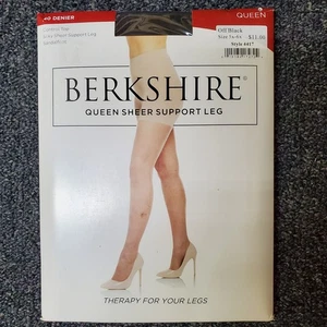 Berkshire Stützbein Strumpfhose Queen Plus Größe 5-6X 230-285 Pfund Fantasy schwarz - Bild 1 von 8