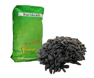Kornkraft Sonnenblumenkerne schwarz Streufutter Vögel Garten - Bild 1 von 2