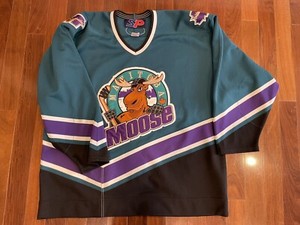 Vintage RARE Manitoba Moose Pro On-Ice - Possible Prototype - AHL SP Jersey sz56