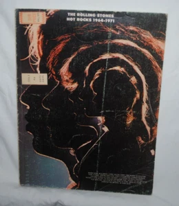 The Rolling Stones vintage music book, HOT ROCKS 1964-1971. 1973, cover worn - Picture 1 of 1