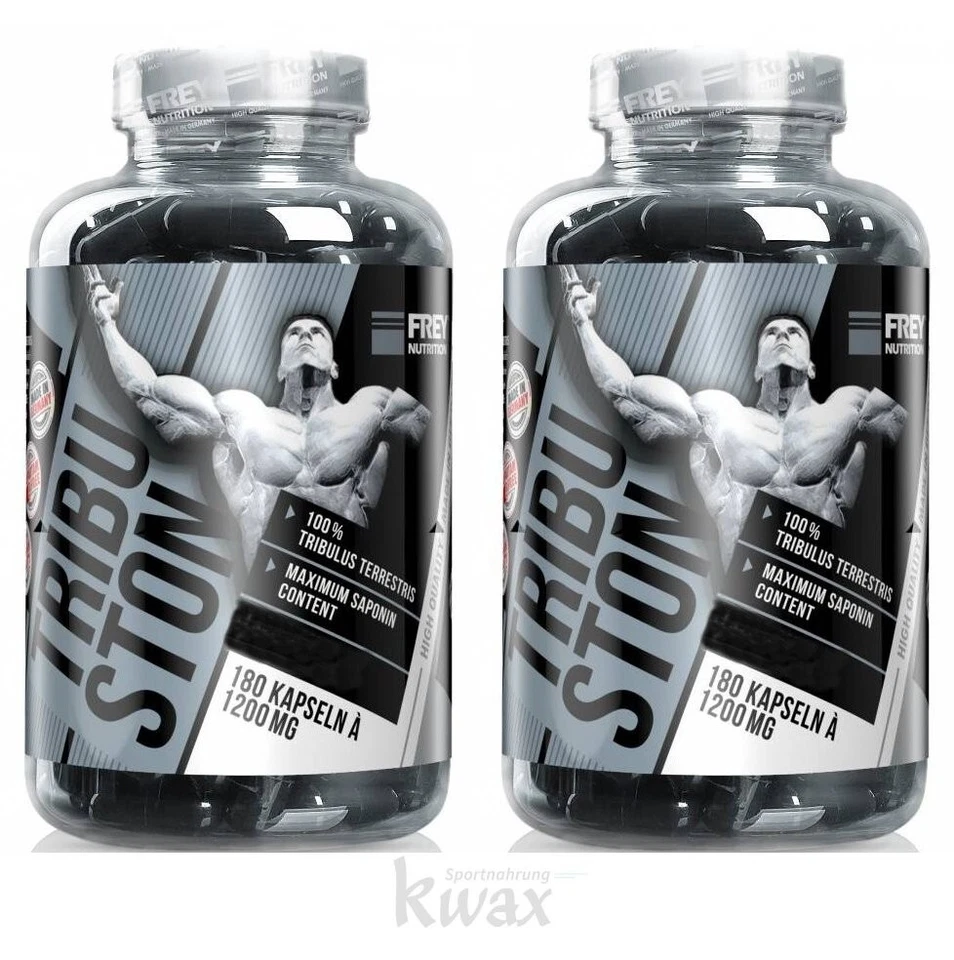 (EUR 162,71/kg) 2er-Pack - Frey Nutrition - Tribuston - 2 x 180 Kapseln