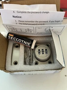 Password Hasp Locks Cabinet Door Combination Lock Barn Door Lock Latch NEW - Picture 1 of 2